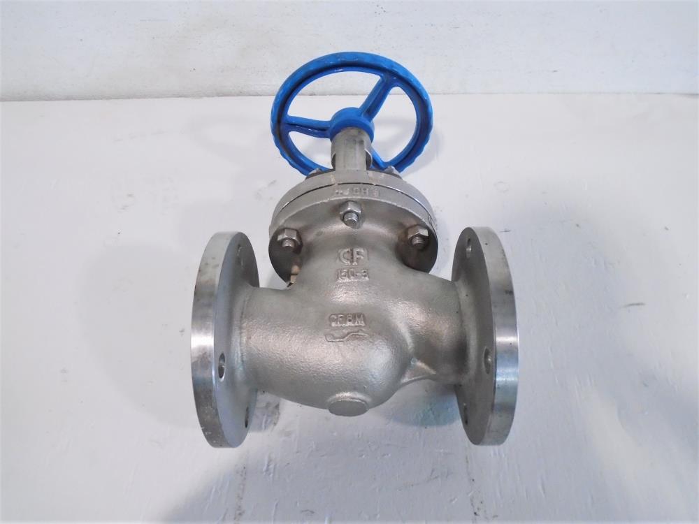 CF Fluid Controls 3" 150# CF8M Globe Valve, GL 15FC3